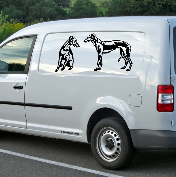 Example of wall stickers: Lévriers Whippet
